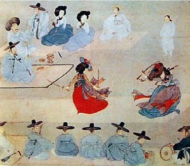 옛 그림으로 본 민족타악기의 력사​